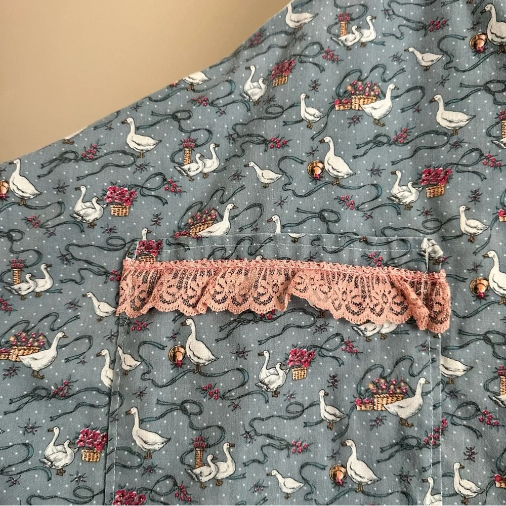 Vintage‎ Reversible Christmas Duck Apron